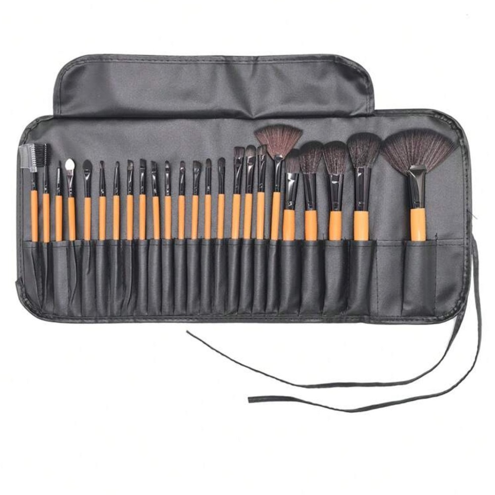 Professional 24 piece Makeup Brush Set with Travel Case NEW 🏷️ - Picture 2 of 4